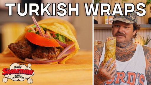 Matty’s Spicy Kebab Wrap | Cookin' Somethin'