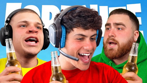 We Tried Playing Fortnite DRUNK..