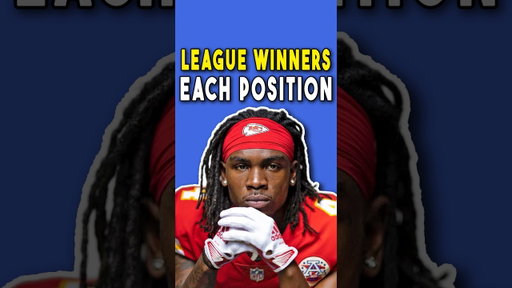 The #1 Fantasy Football League Winners at Each Position