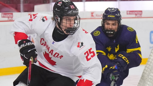 Highlights from Canada vs. Sweden in the quarterfinals at the 2026 U18 Men's Worlds