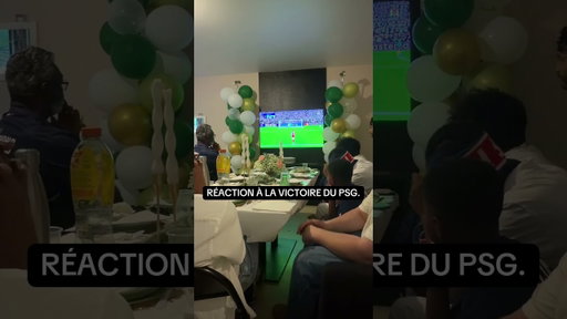 réaction à la victoire du psg.