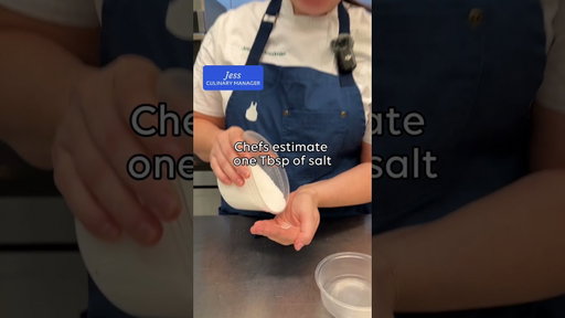 Chefs Estimate Salt