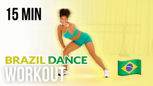 15 MIN BRAZILIAN DANCE WORKOUT 🇧🇷 Fun Cardio & Party Vibes