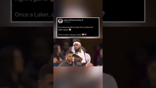 Lakers Nation will ALWAYS have your back AD 🫶💜
