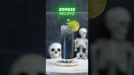 Zombie Mojito! 🧟‍♂️🍹 #HalloweenCocktails #bar #bartender #cocktail #cocktails #drinks #mojito