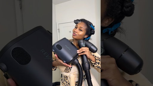 Trying RevAir Reverse hair dryer for an emergency #washdayroutine