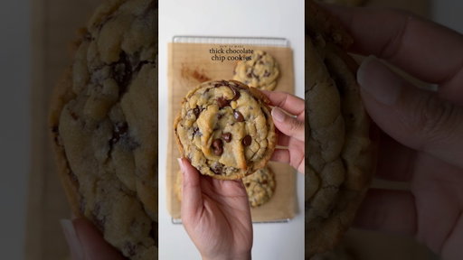 Thick chocolate chip cookies 🍪