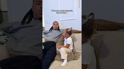 She always ask us if we heard it…. Like girl bye😂 #shorts #toddlers