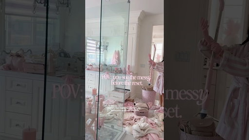 Major Bathroom Transformation🎀🧖‍♀️🛁🫧✨ #reset