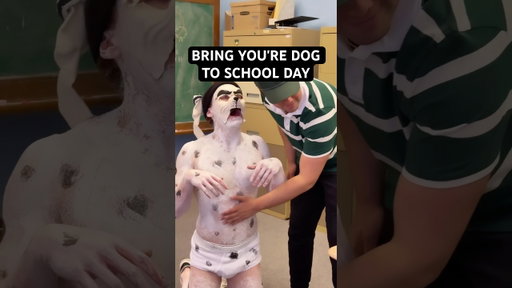 No way that's a dog #dogsofyoutube #shorts #comedy #skit #school