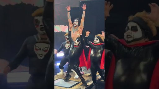 Danhausen encore celebration at Backlash