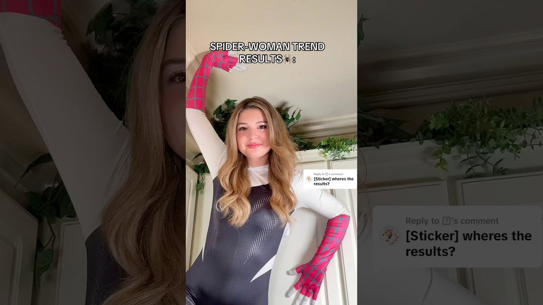 SPIDER WOMAN RESULTS VIDEO!🩷🕷️ #pov # #shortsfeed #spiderman #trending