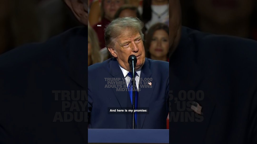 Trump vows $5,000 payments for US adults if GOP wins midterms