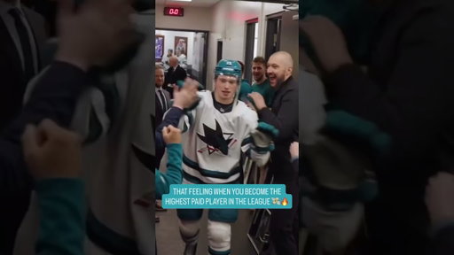 From Rookie to Record-Breaker 🦈 Macklin Celebrini is now the highest-paid player in NHL history.