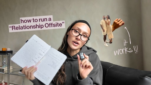 we ran our relationship like a business for 4 days