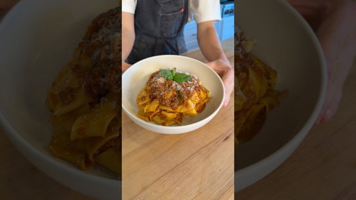 Pasta Bolognese! Recipe in bio!