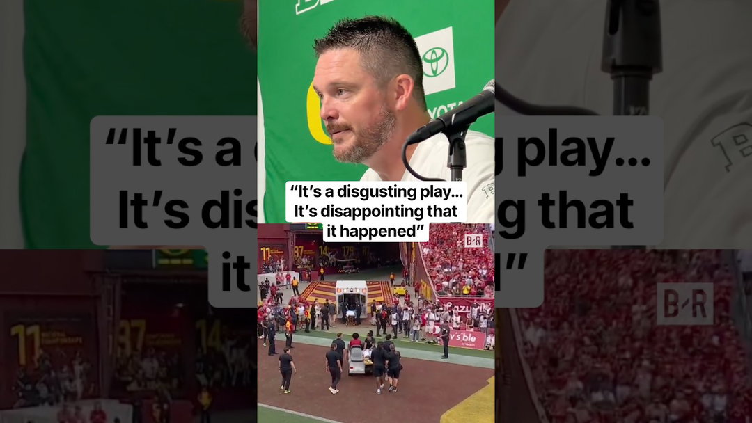 Oregon HC Dan Lanning on hit that injured Dante Moore