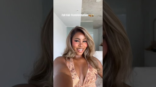 Fall hair transformation 👱🏾‍♀️🍂 #fallhairstyle #fallhaircolor #blondebalayage #4chair