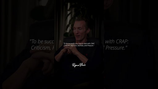 Success requires dealing with CRAP.