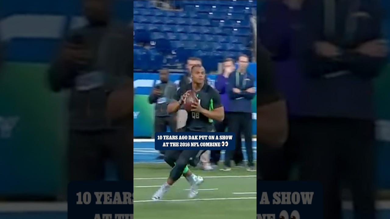 Dak on display 💪 | 📺: NFL Combine 2/26 on NFL Network #DallasCowboys #DakPrescott #shorts