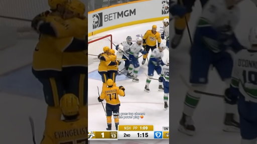 Haula buries it where mama keeps the muffins  #nhl #predsnhl #nhlhighlights