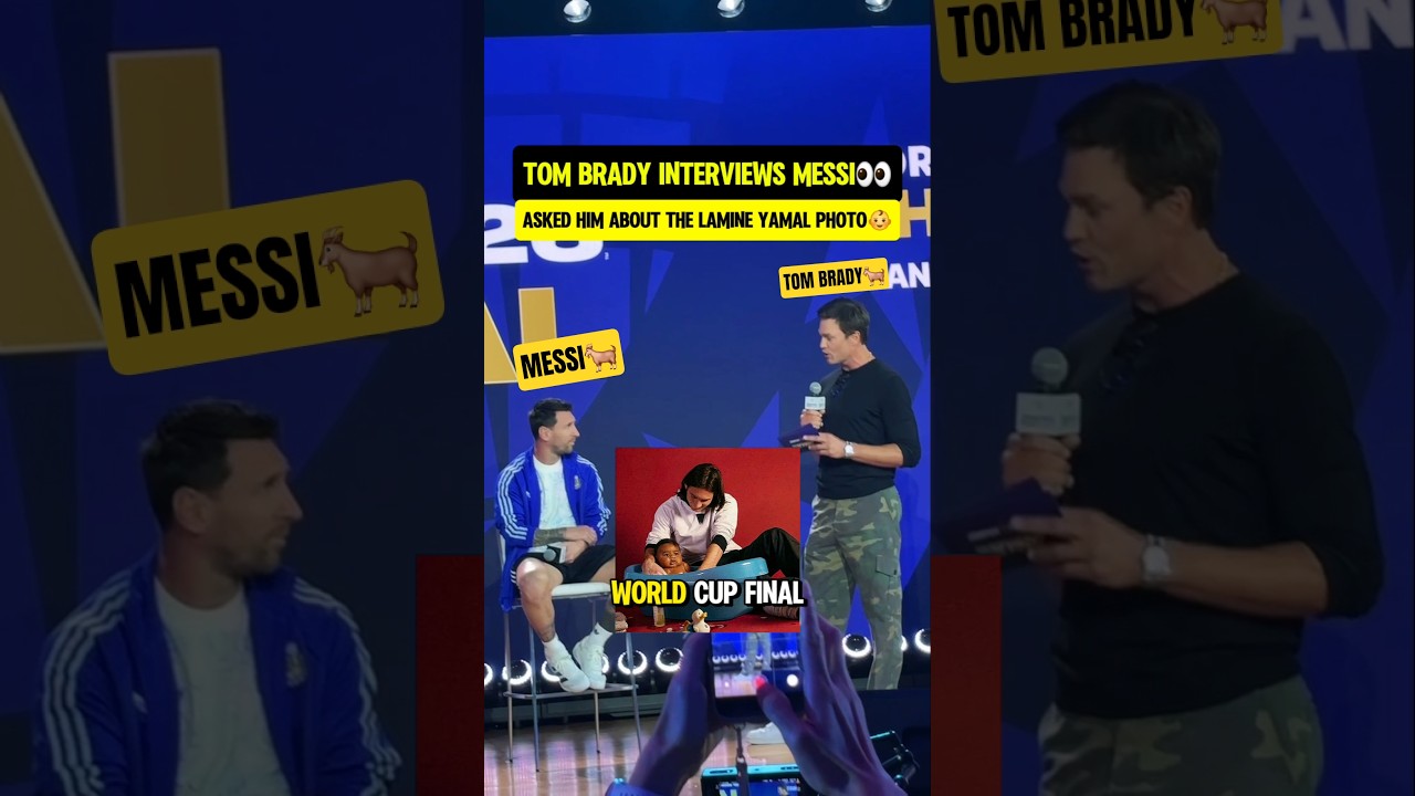 Tom Brady asked Messi about Lamine👀