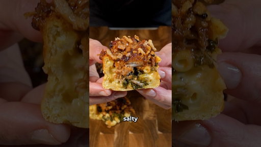 Stuffed BBQ Cornbread Cupcakes