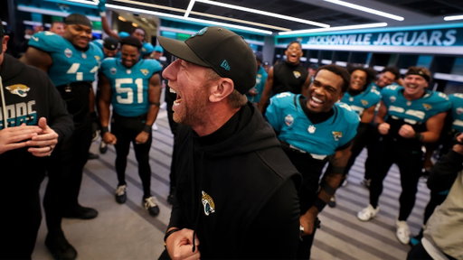 Liam Coen Postgame Speech Following Week 5 Win vs. Eagles in London | Jacksonville Jaguars