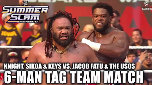 SummerSlam Highlights: The Bloodline vs. LA Knight, Solo Sikoa & Royce Keys | WWE on ESPN