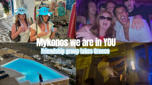 FRIENDS TAKE ON GREECE *chaos*