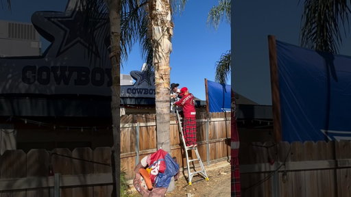 This is war neighbor! #49ers #cowboys #nfl #funny