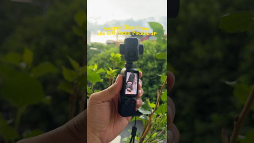 These are the actual sample clips from the DJI Osmo Pocket 4P. #osmopocket4P