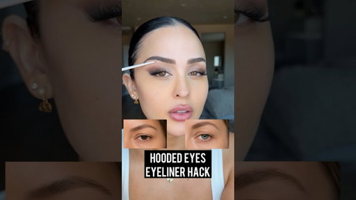Hooded Eyes Eyeliner Hack l Christen Dominique