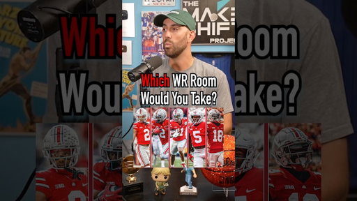 Which WR Room Would You Take? #shorts  #nfl #football  #collegefootball #worldcup