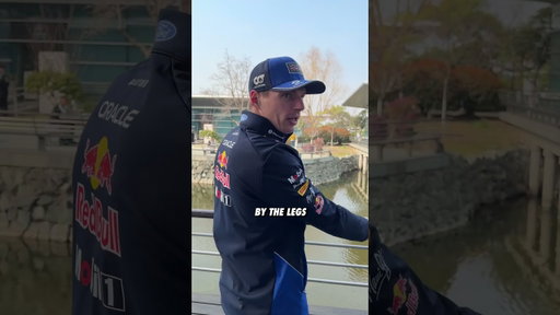 Got it, hold by the legs 🦵 #F1 #RedBullRacing