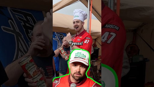 If you can GUESS the NASCAR jersey I’m wearing… I’ll give you this @chefboyardee can! #ad #nascar