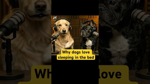 Why dogs love sleeping in the bed… Explained by dogs.
