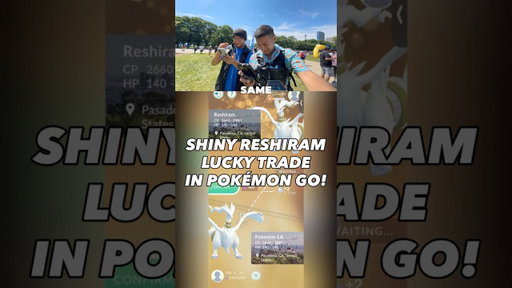 ✨🔥 SHUNDO SHINY RESHIRAM WITH BACKGROUND LUCKY TRADE IN POKÉMON GO!