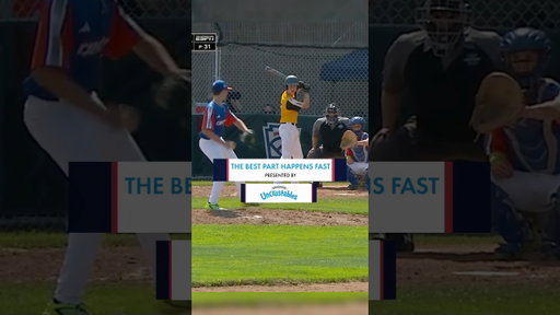 A feat of fast feet 💨 #llws x @Smuckersuncrustables