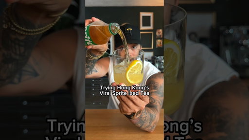 The viral Hong Kong Sprite Tea #drink