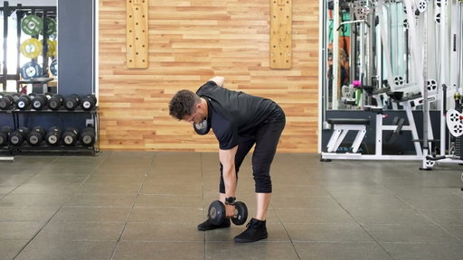 Dumbbell Seesaw Row