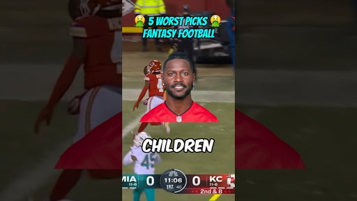 5 Worst Picks in Fantasy Football 🤡
