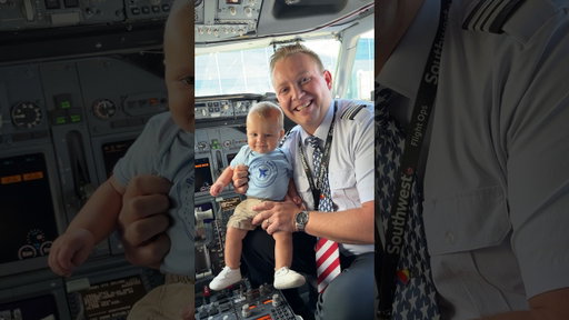 Southwest Pilot Flies 7-Month-Old Son for the First Time
