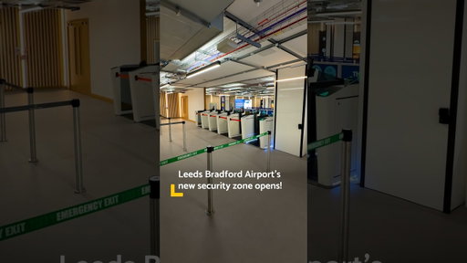 Leeds Bradford Airport's new security zone opens! #leeds #leedsbradfordairport #leedsairport #lba