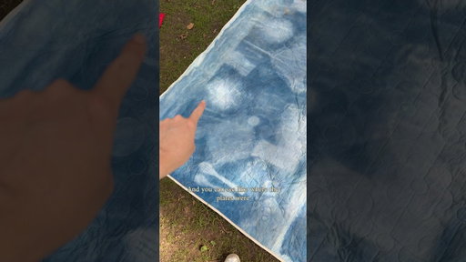 my cyanotype picnic blanket