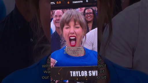 taylor swift at the knicks game