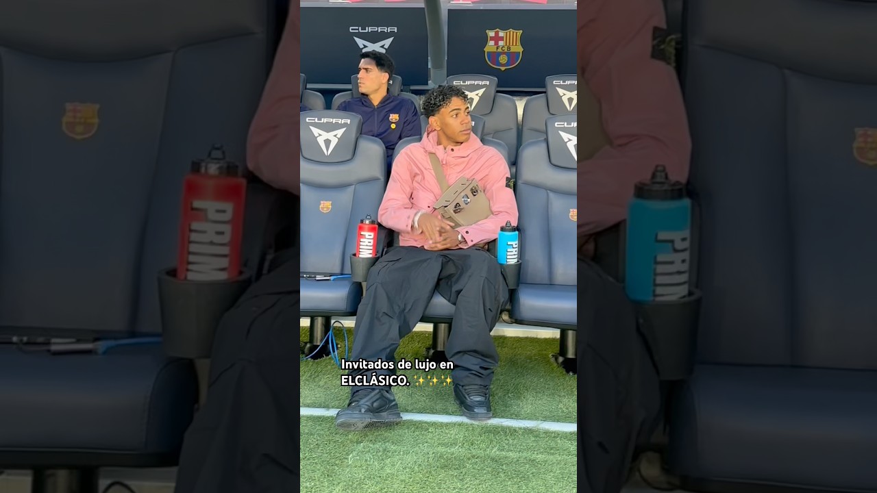 Lamine Yamal y unos amigos en ELCLÁSICO. ¿Os suenan? 🎶