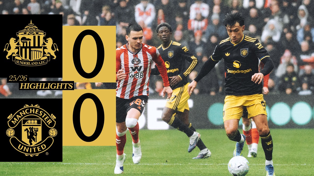 It Ends Level | Sunderland v Man Utd | Match Recap
