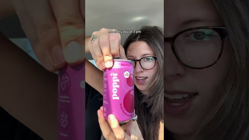 5g of sugar and 40mg of natural caffeine?! soda is SO back #poppi #shortsfeed #shortsvideo #shorts