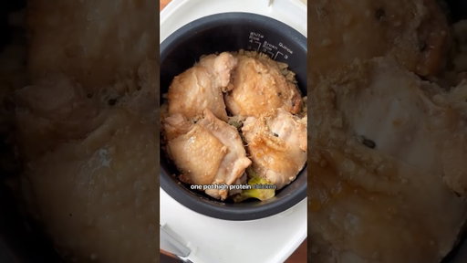 [ DAY 14 ] One Pot HIGH PROTEIN Chicken Broccoli RICE COOKER Recipe!